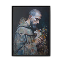 Saint Francis and Rabbit Artwork - Nature Inspired Wall Art