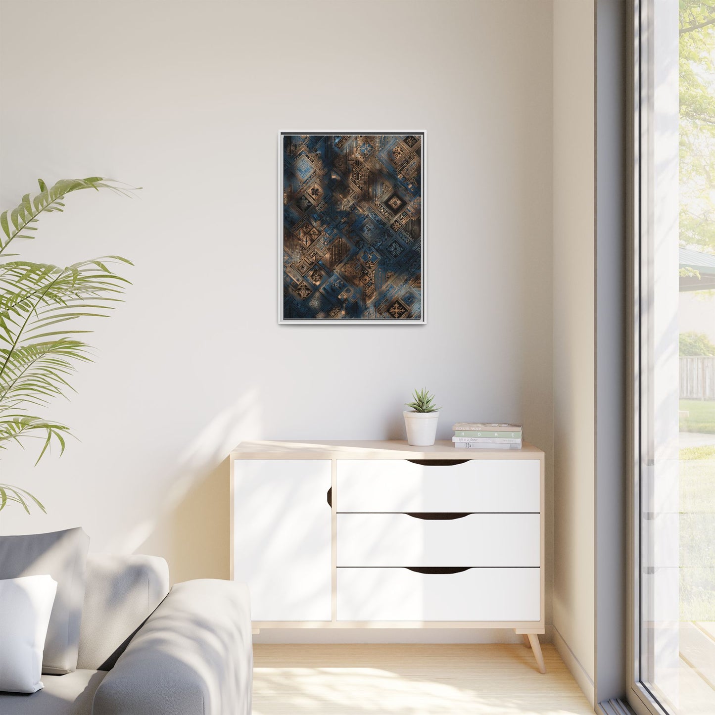 Intricate Geometric Wall Art - Abstract Pattern