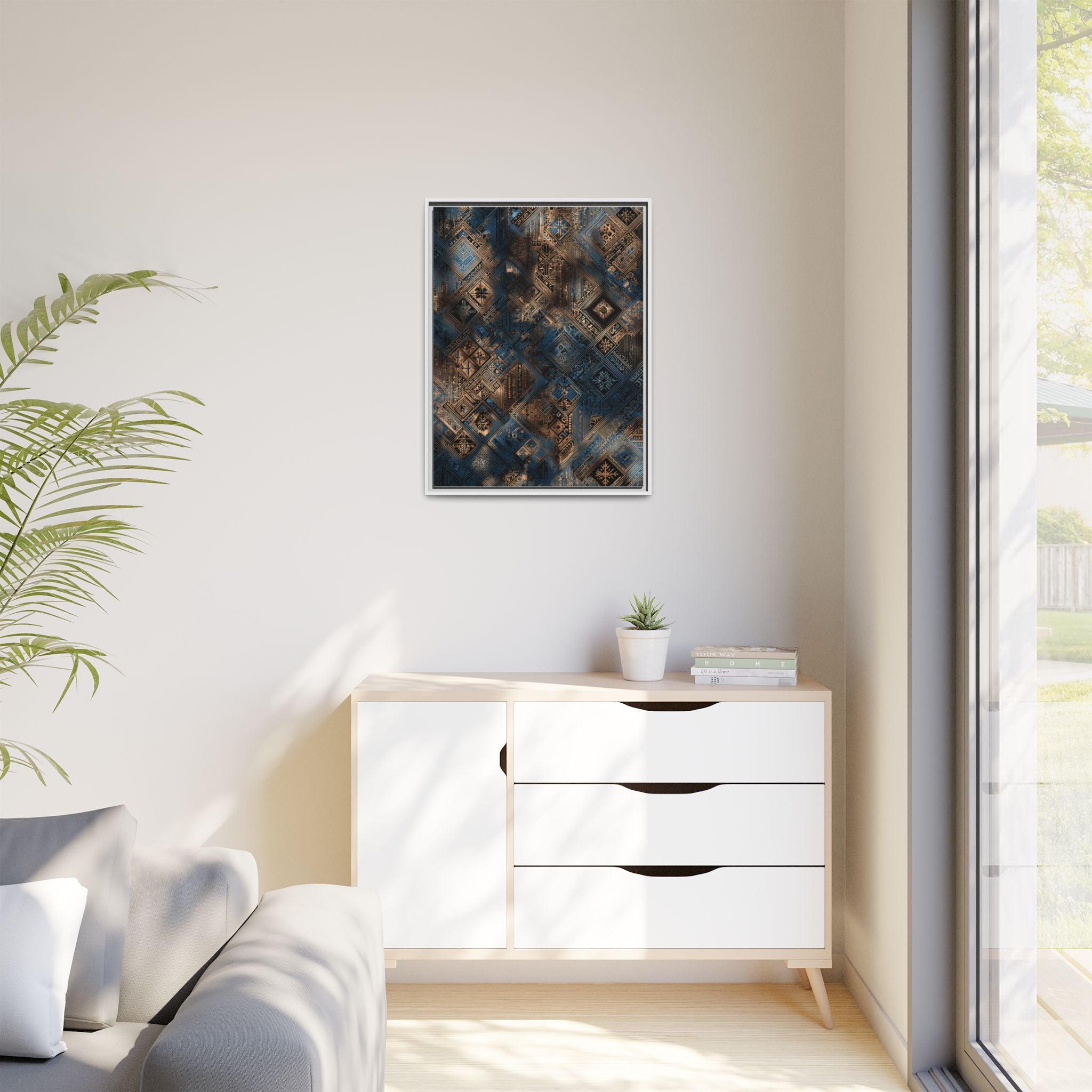 Intricate Geometric Wall Art - Abstract Pattern