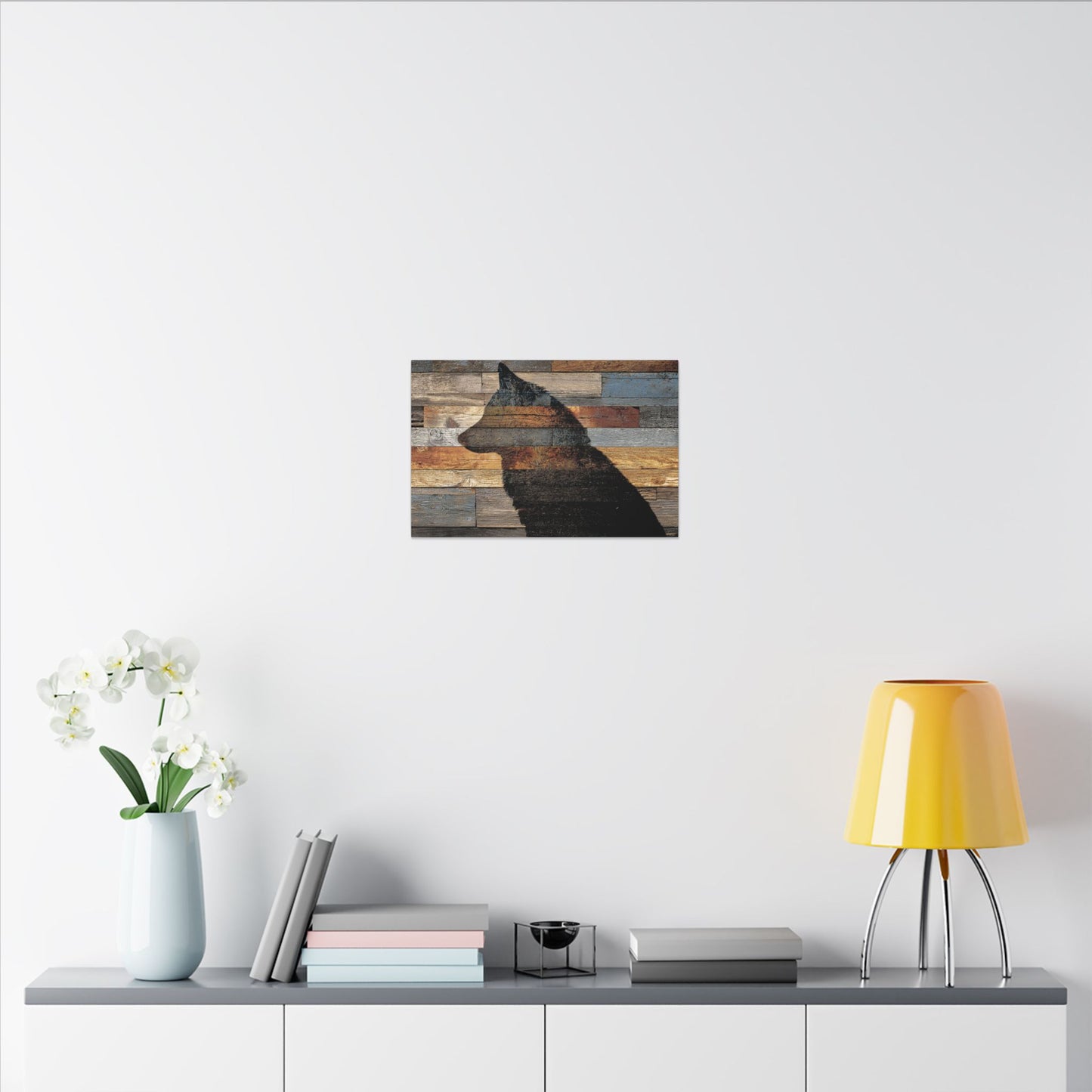 Rustic Wolf Silhouette Wall Art | Nature Inspired Decor