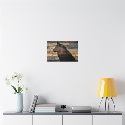 Rustic Wolf Silhouette Wall Art | Nature Inspired Decor