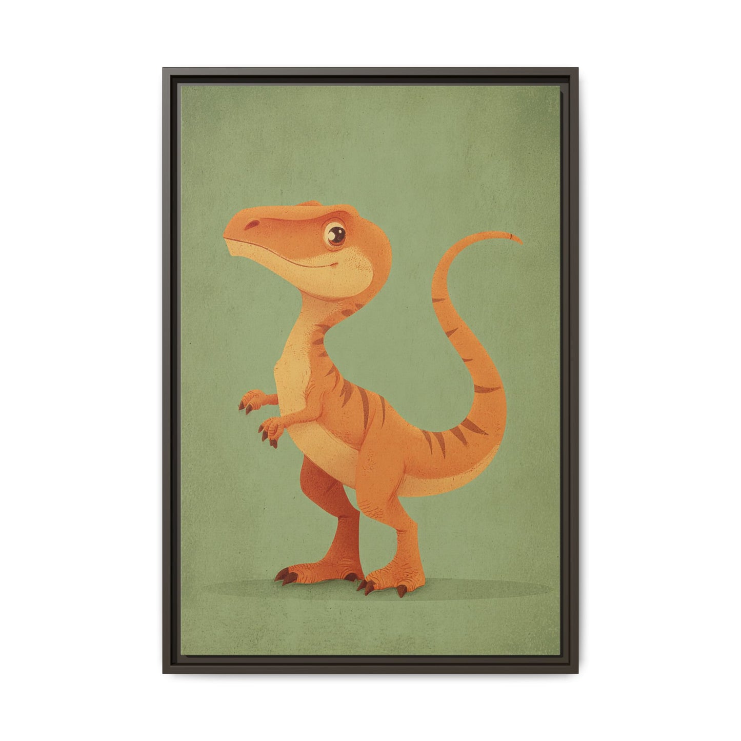 Whimsical Dinosaur Illustration Art for Kids' Rooms