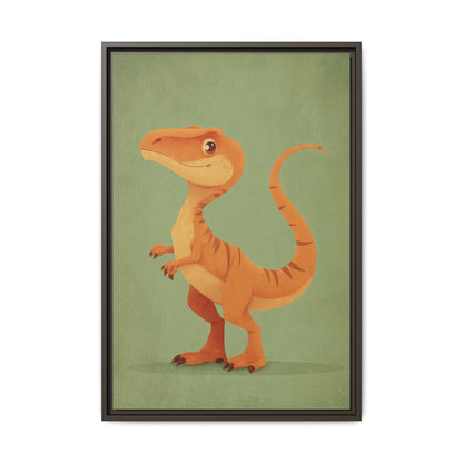 Whimsical Dinosaur Illustration Art for Kids' Rooms