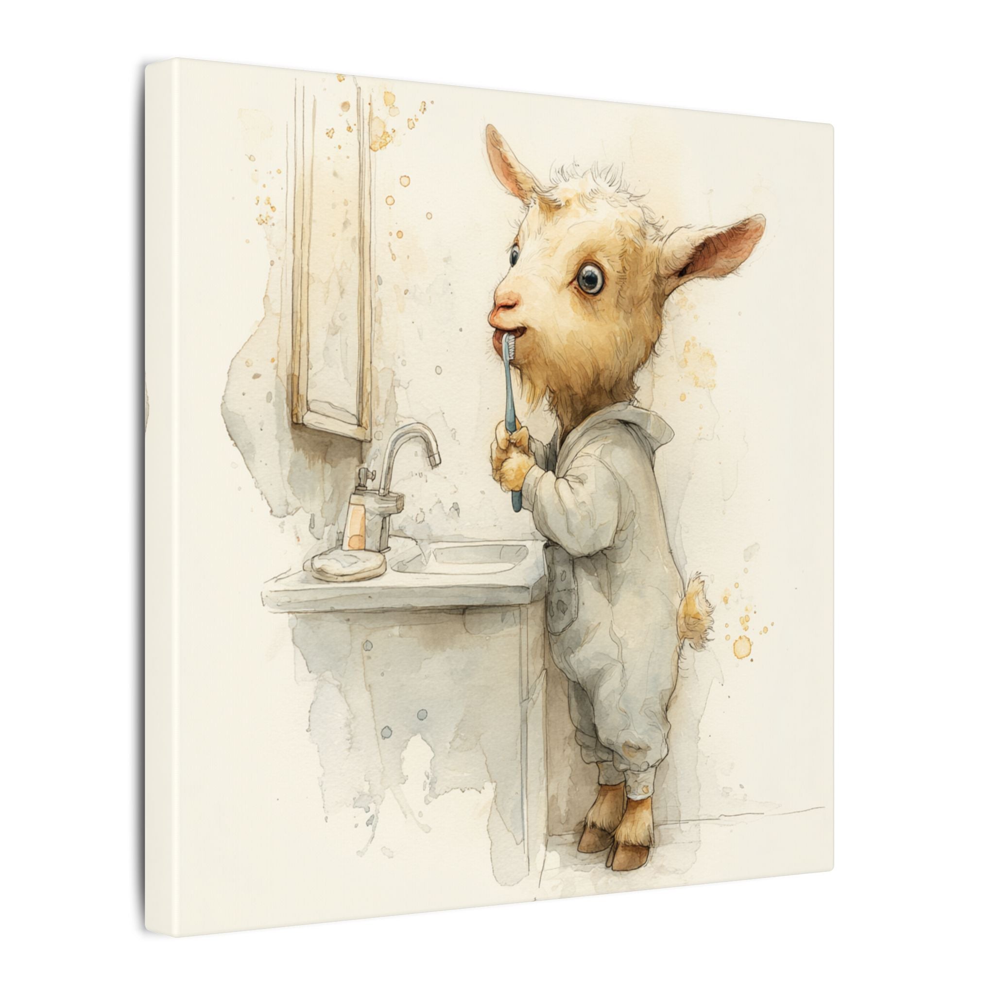 Whimsical Goat Art | Perfect for Children's Rooms