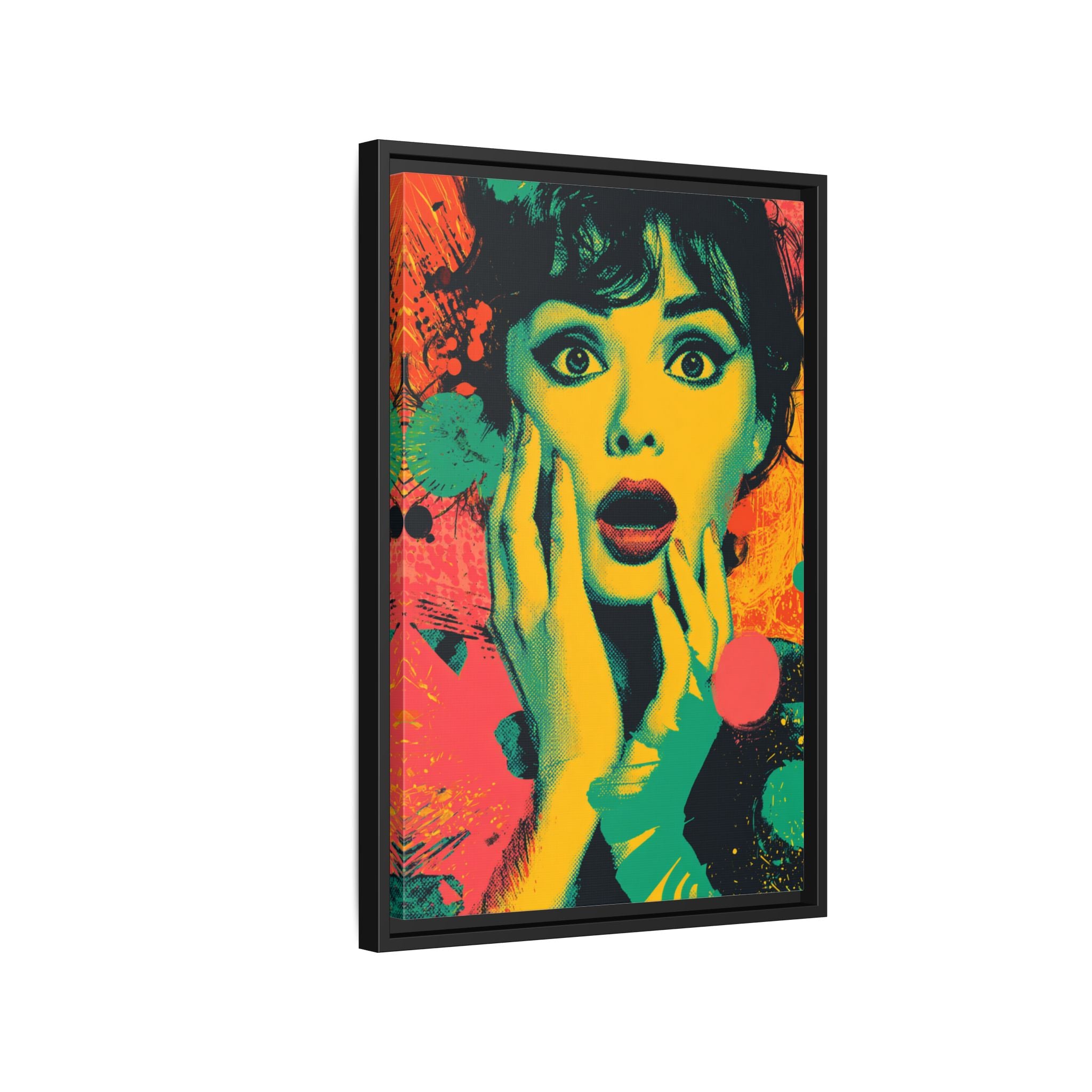 Surreal Pop Art Woman – Vibrant Modern Wall Art