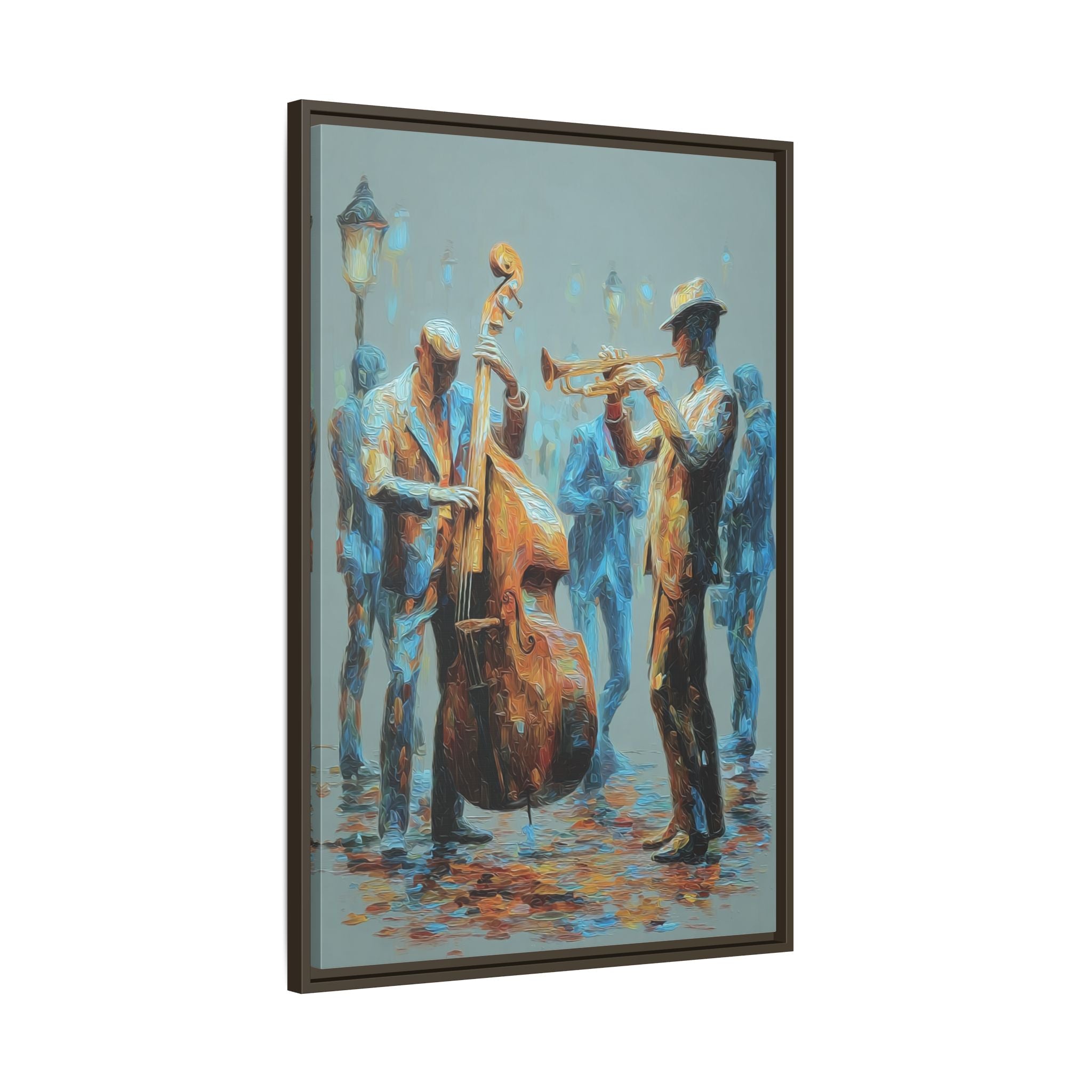 Colorful Jazz Musicians Art for Music Enthusiasts