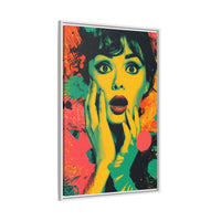 Surreal Pop Art Woman – Vibrant Modern Wall Art