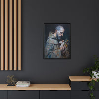 Saint Francis and Rabbit Artwork - Nature Inspired Wall Art