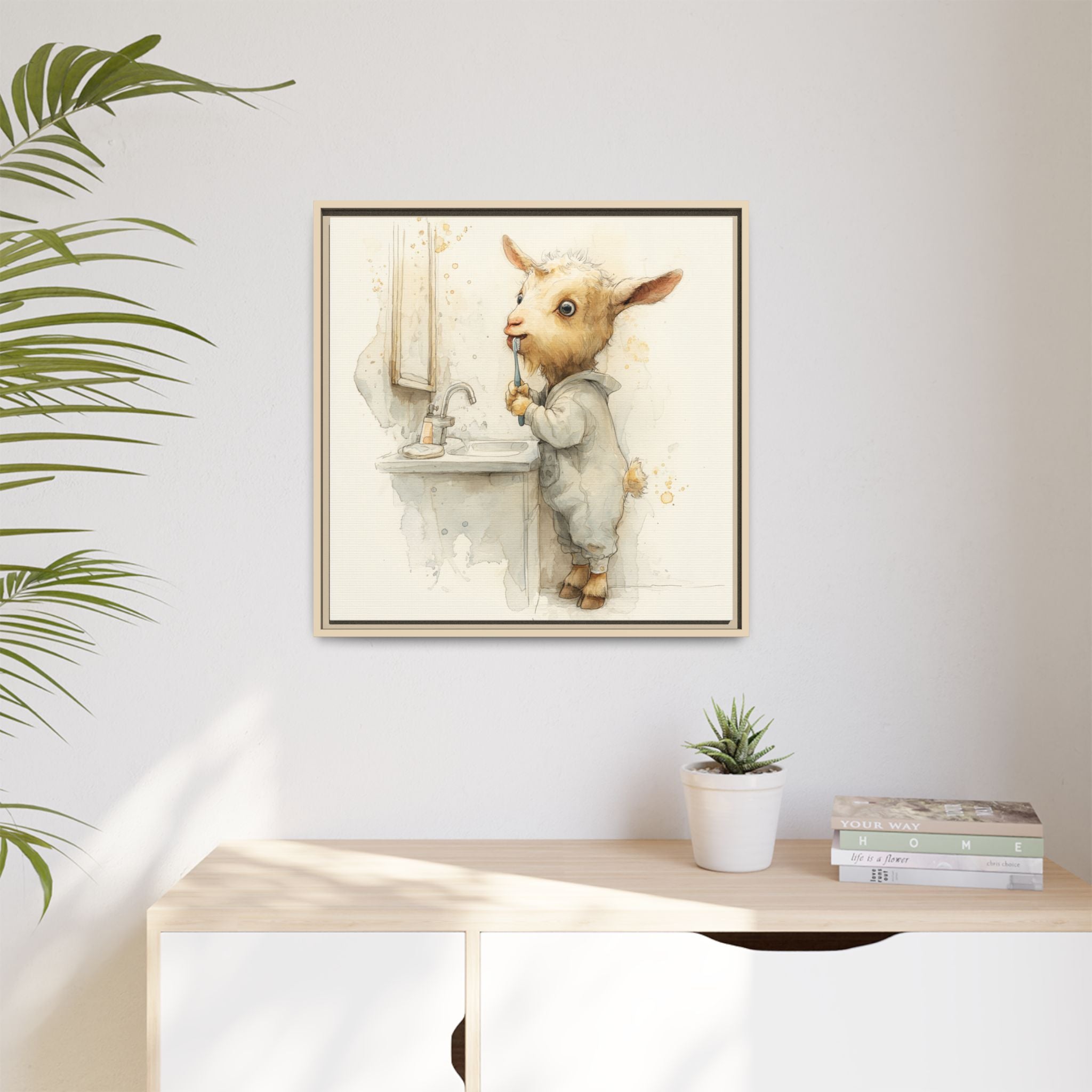Whimsical Goat Art | Perfect for Children's Rooms