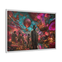 Whimsical Hot Air Balloon Fantasy Artwork | Surreal Landscape