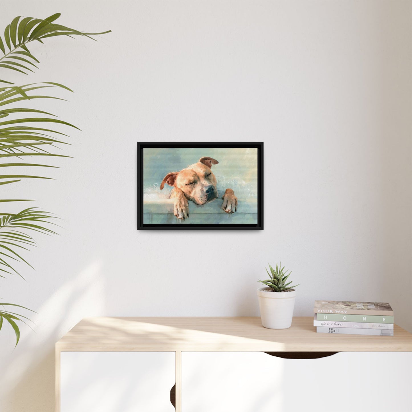 Calming Canine Portrait - Serene Dog Art Print