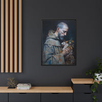 Saint Francis and Rabbit Artwork - Nature Inspired Wall Art