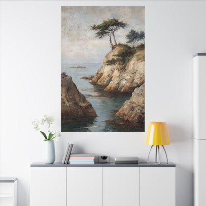 Tranquil Coastal Landscape Art