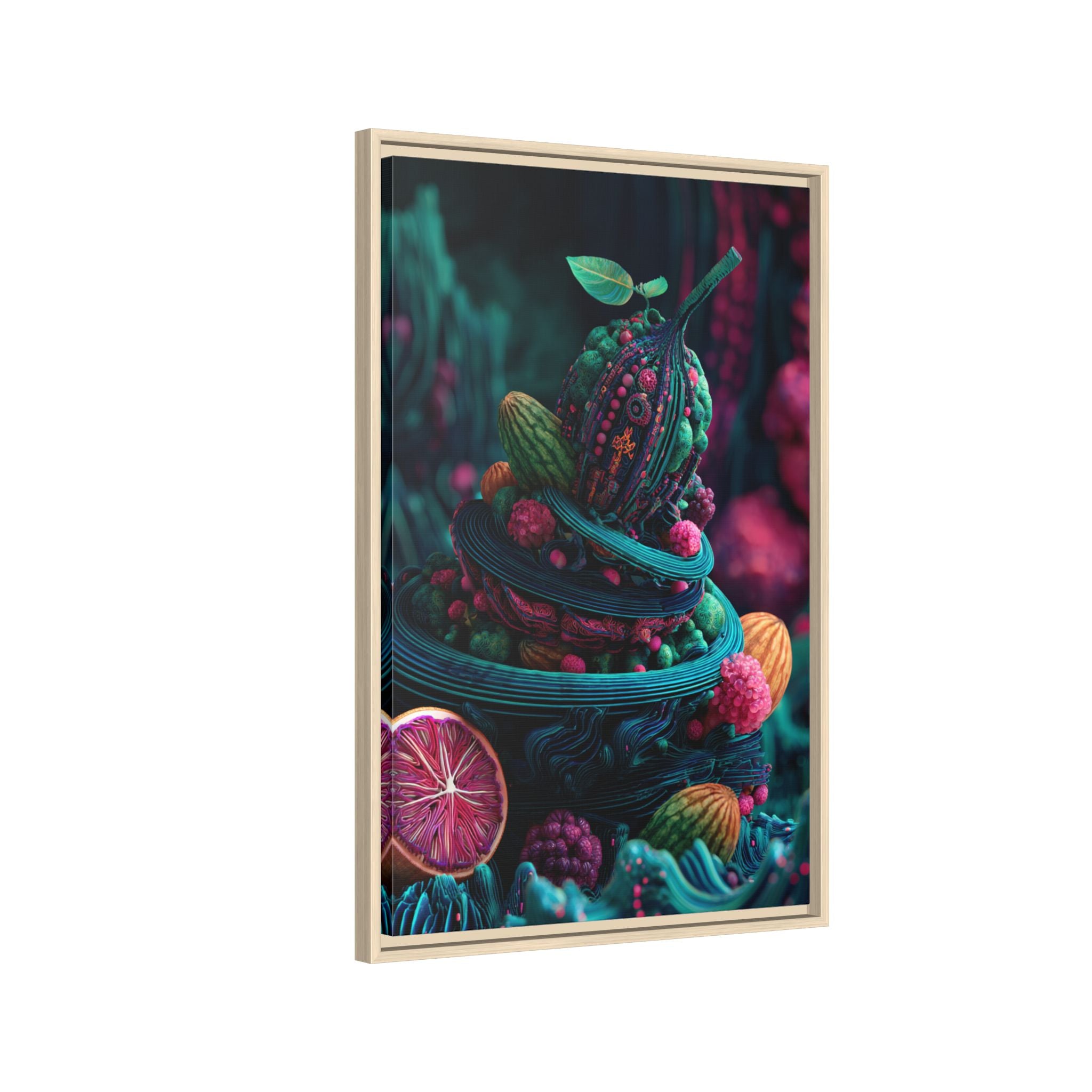 Surreal Fruit Fantasy Art - Vibrant Digital Design