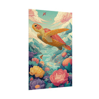 Vibrant Turtle Art | Whimsical Nature Illustration