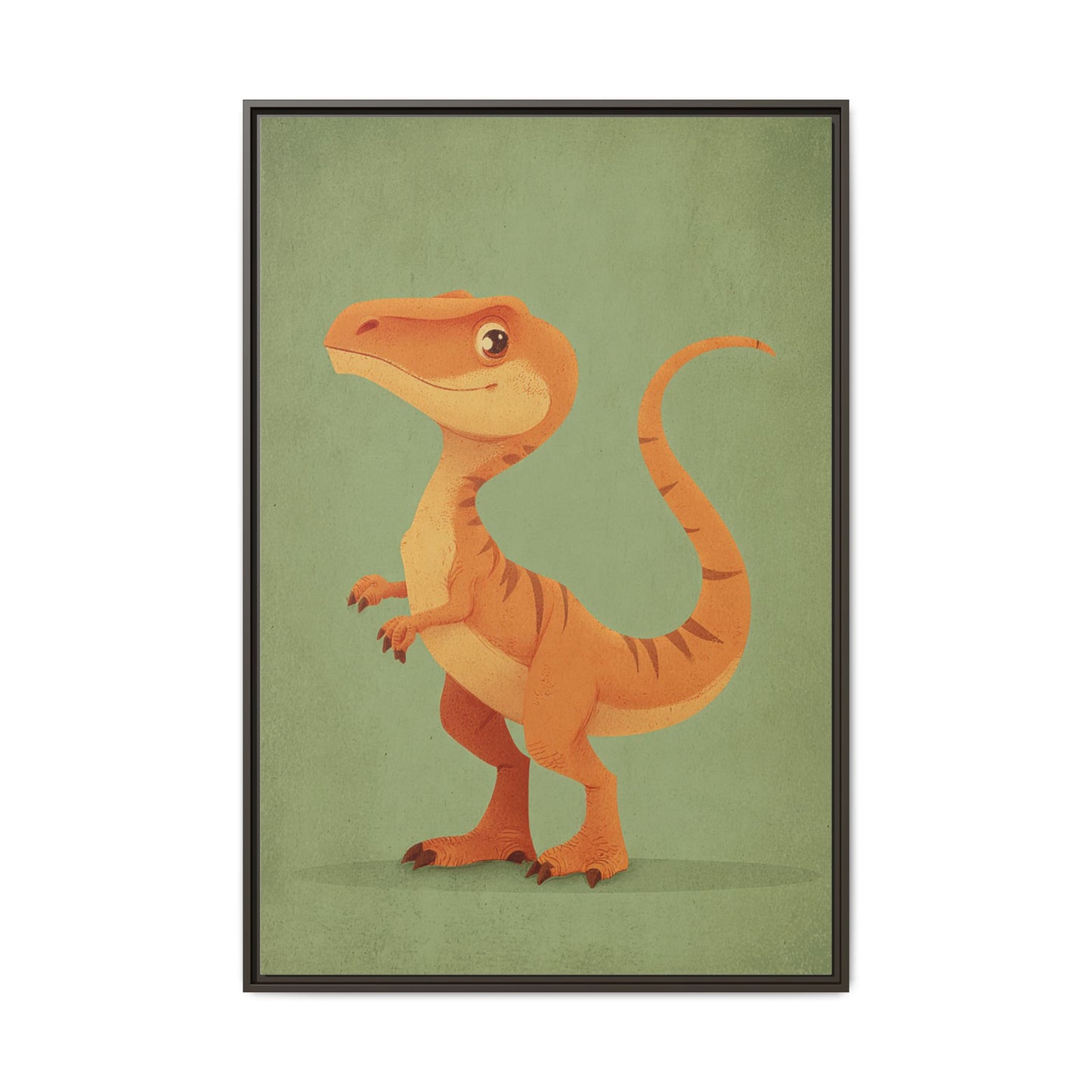 Whimsical Dinosaur Illustration Art for Kids' Rooms