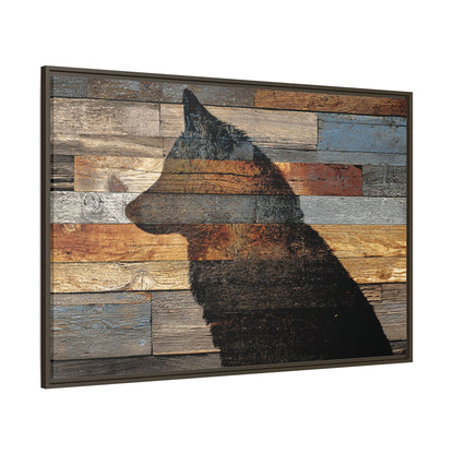 Rustic Wolf Silhouette Wall Art | Nature Inspired Decor