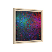 Aztec Mandala Wall Art - Colorful Cultural Decor
