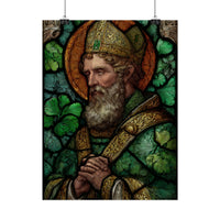 Saint Artwork | Irish Heritage Art | Traditional Green Tones