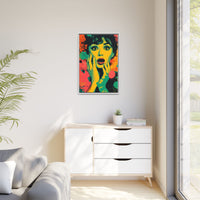 Surreal Pop Art Woman – Vibrant Modern Wall Art