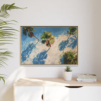Tropical Palm Trees Artwork | Vibrant Coastal Landscape