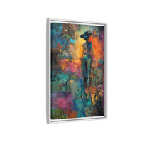 Abstract Cowgirl Art | Colorful Canvas Artwork