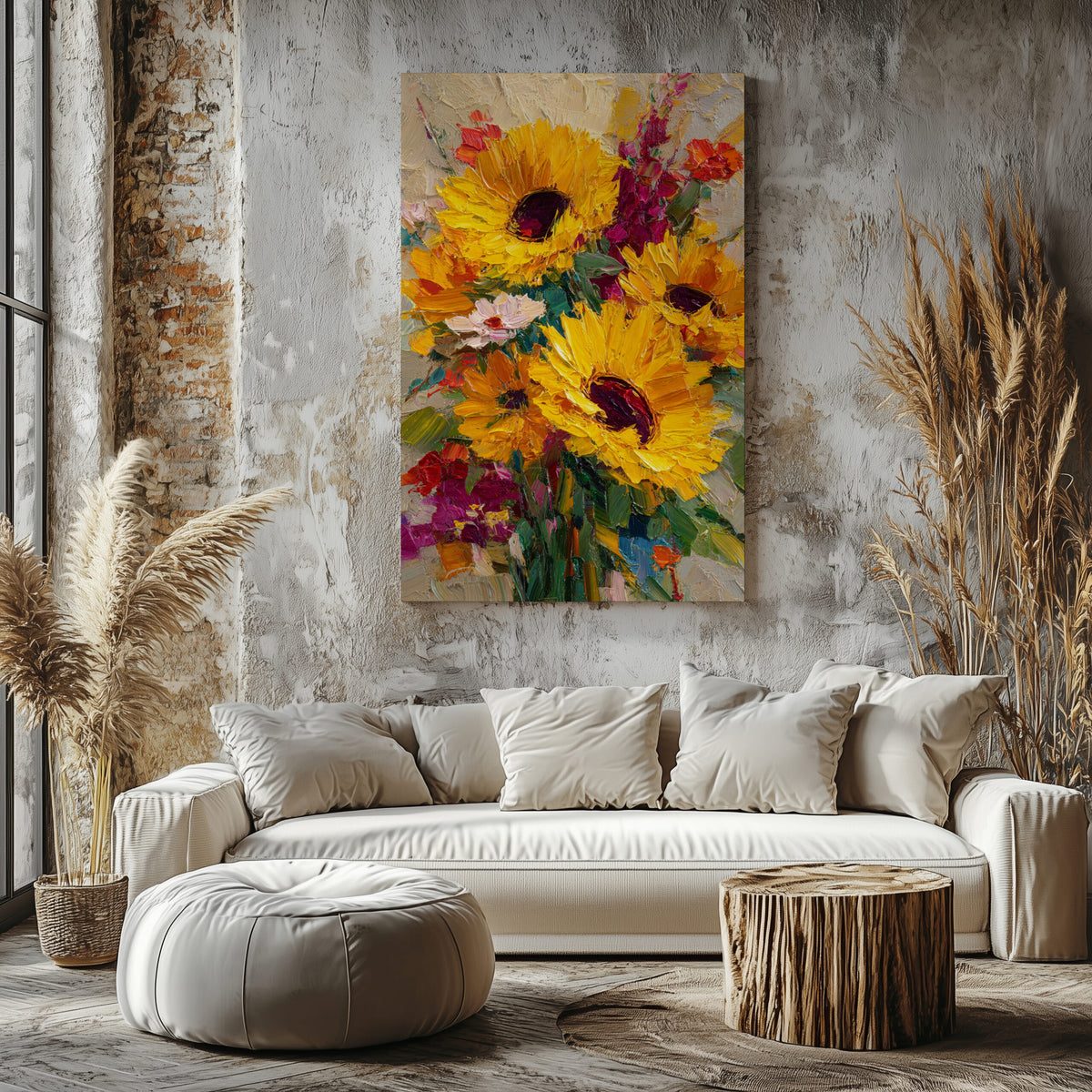 Sunflower Bouquet Canvas Print — product image 6