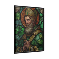 Saint Artwork | Irish Heritage Art | Traditional Green Tones