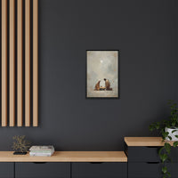 Nativity Scene Art Print - Warm Family Vibes