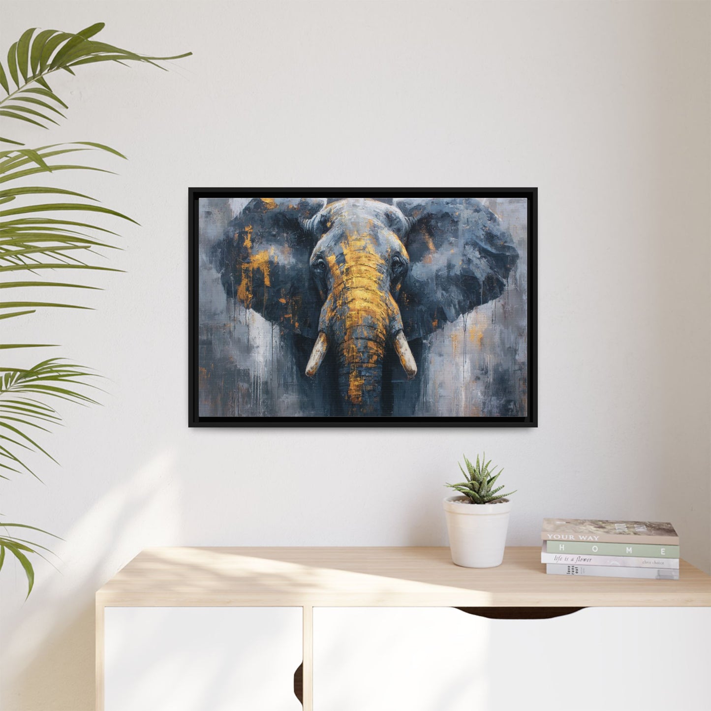 Majestic Elephant Wall Art - Abstract Animal Decor