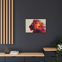 Majestic Lion Watercolor Art | Vibrant Animal Portrait