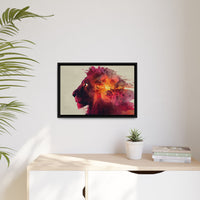 Majestic Lion Watercolor Art | Vibrant Animal Portrait