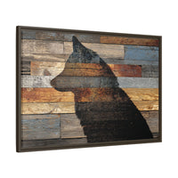 Rustic Wolf Silhouette Wall Art | Nature Inspired Decor