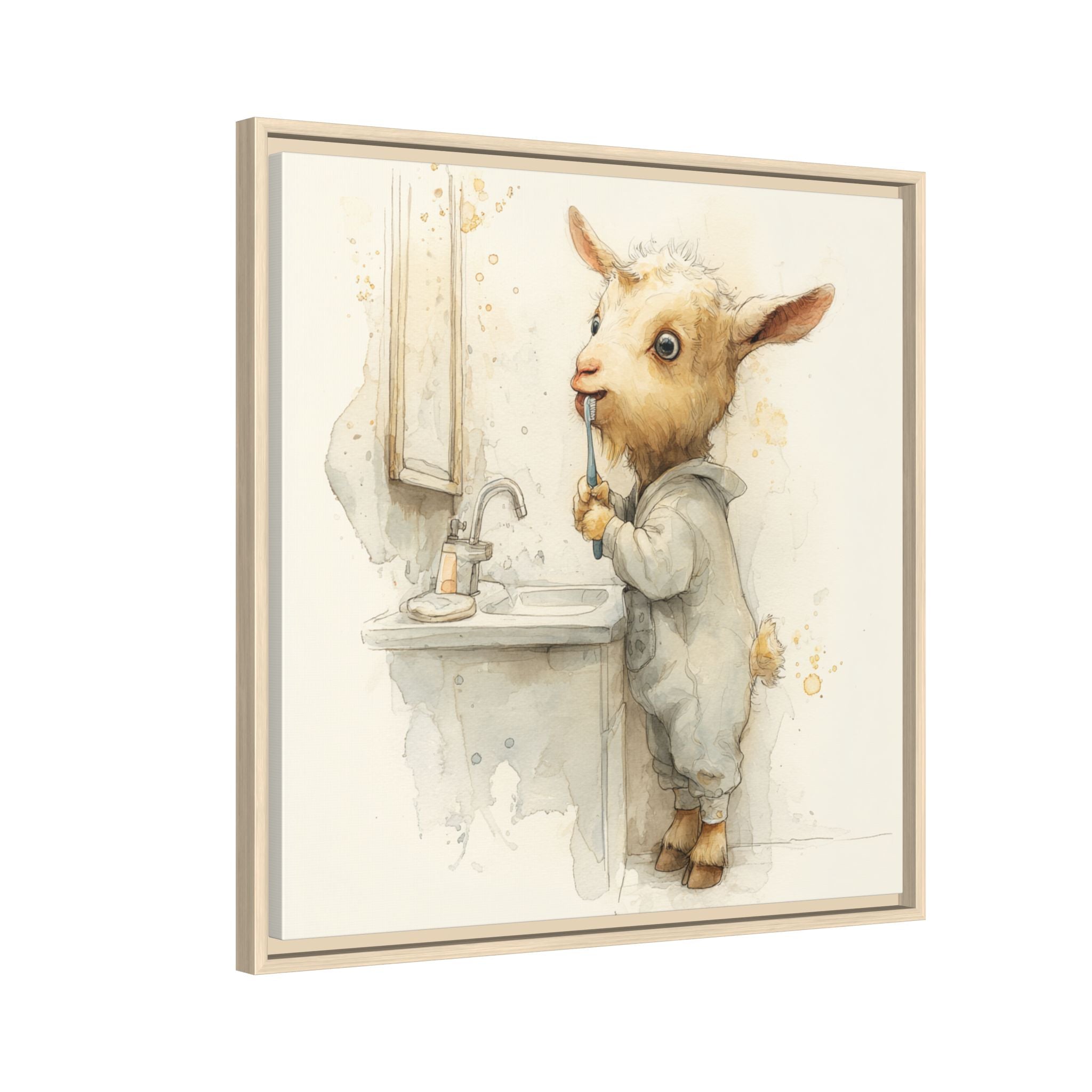Whimsical Goat Art | Perfect for Children's Rooms