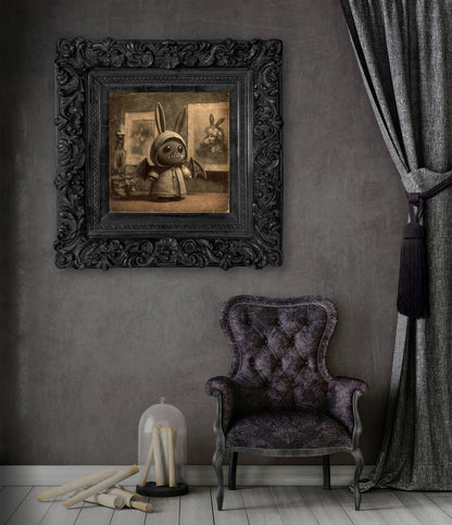 Gothic Monster Art Print – styled room view 8