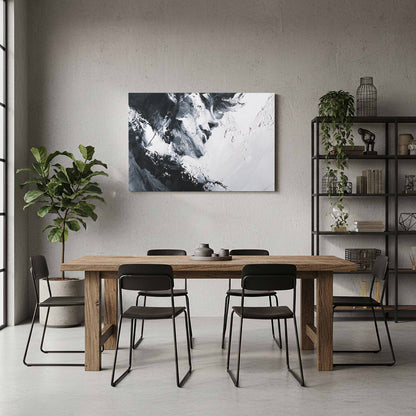 Abstract Intimate Couple Wall Art – styled room view 7