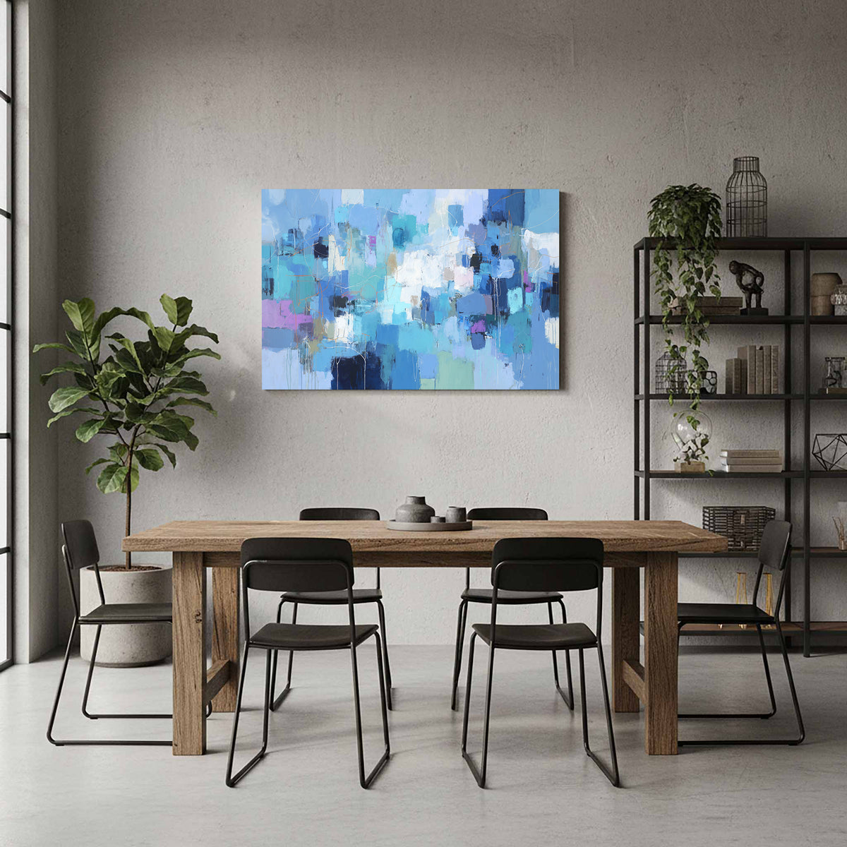 Abstract Blue Canvas Wall Art — product image 9