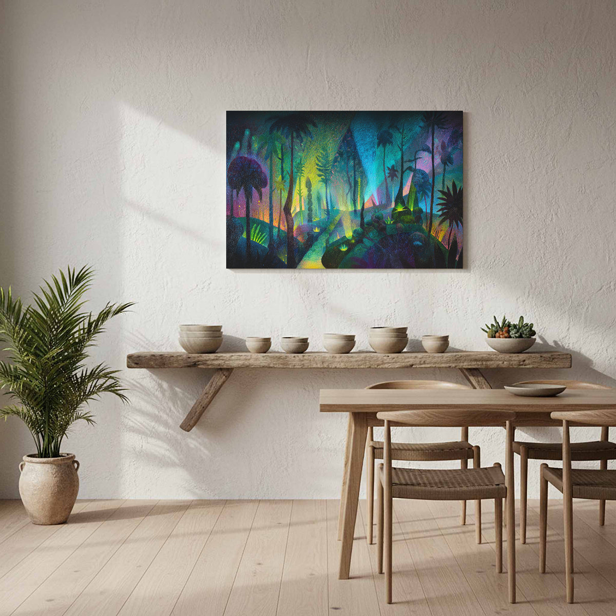 Dark Jungle Canvas Print — product image 7