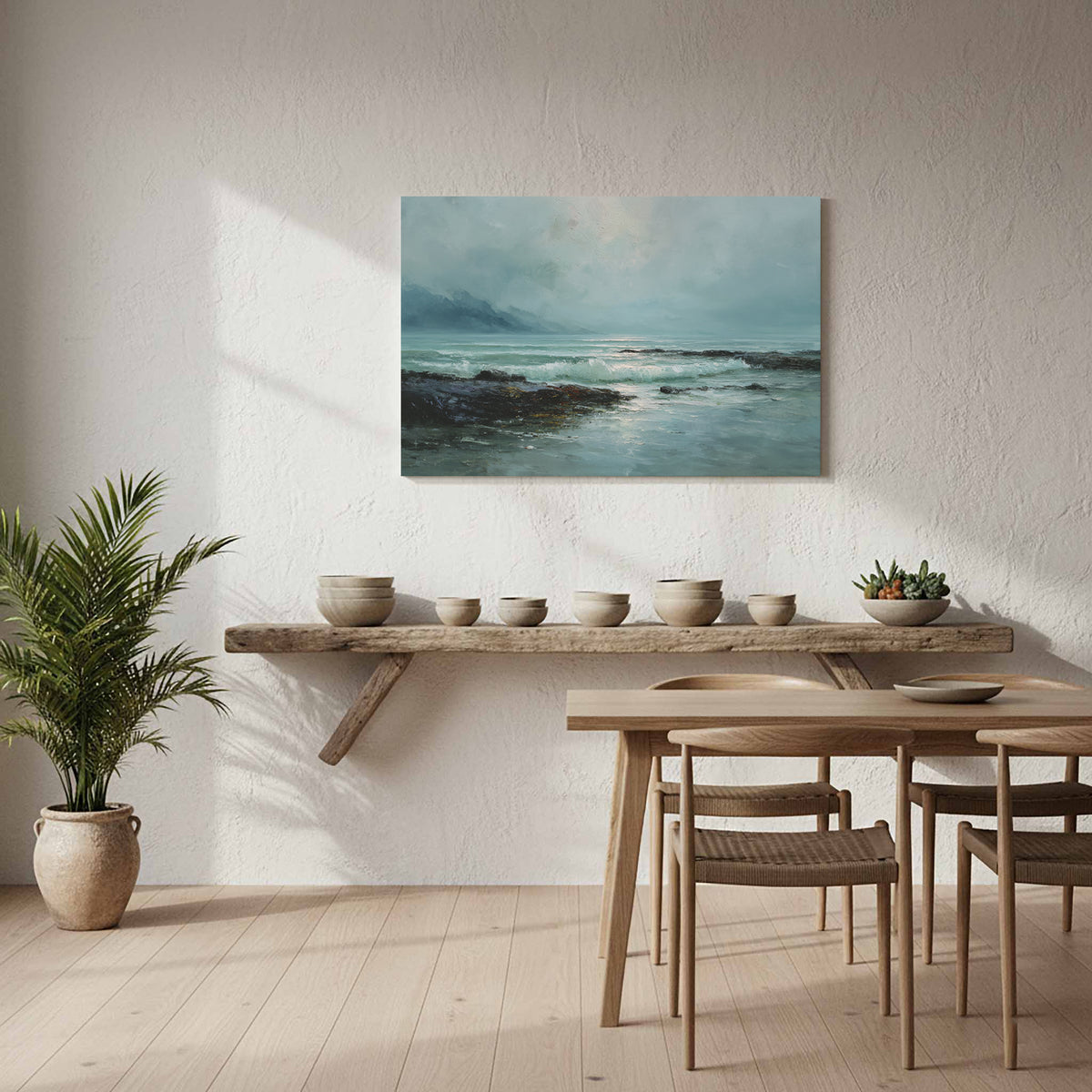 Coastal Seascape Canvas Wall Art — product image 7