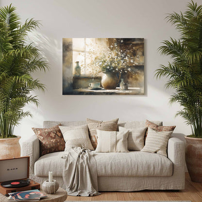 Watercolor Still Life Print – styled room view 7