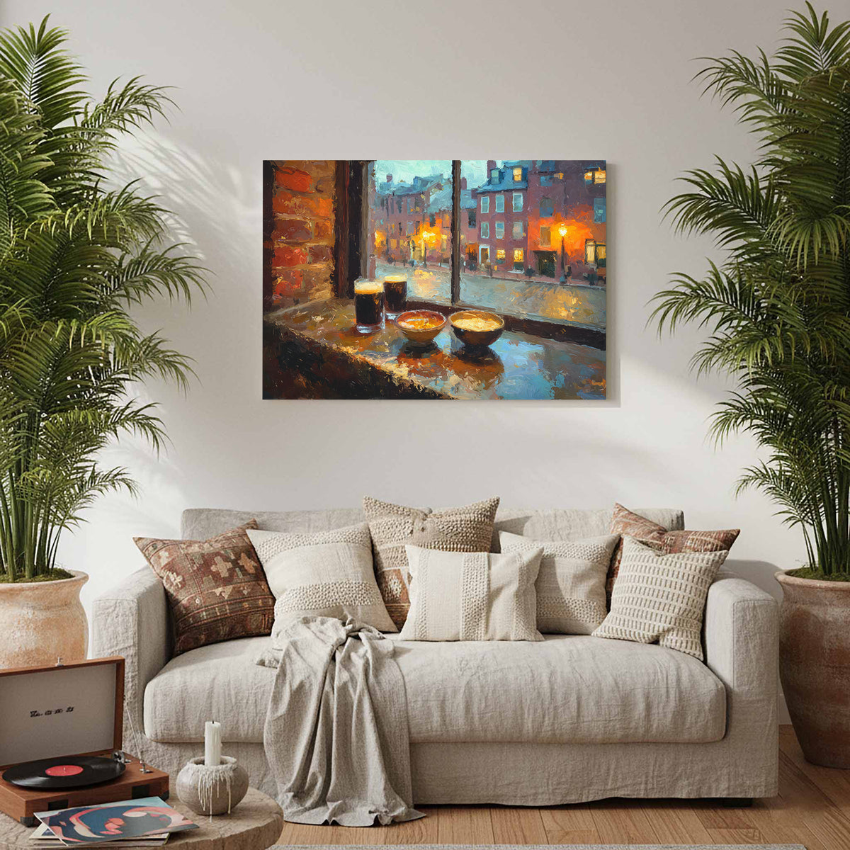 Boston Harbor Tavern Canvas Art — product image 7