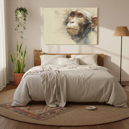 Monkey Portrait Canvas Print — product image 7