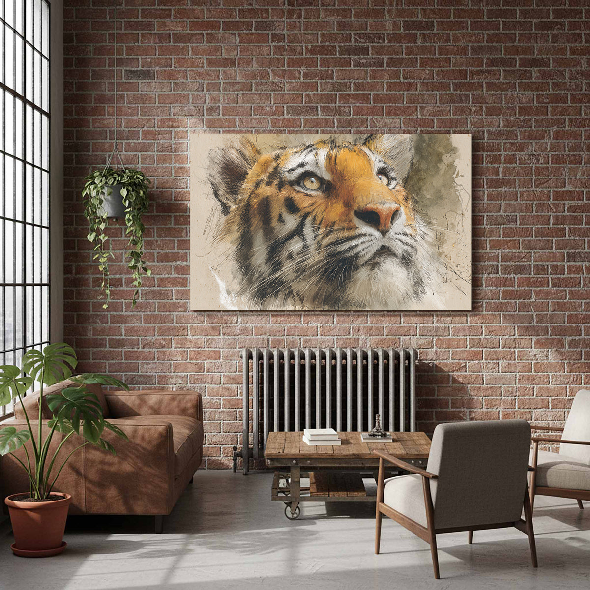 Tiger Portrait Canvas Wall Art — product image 8