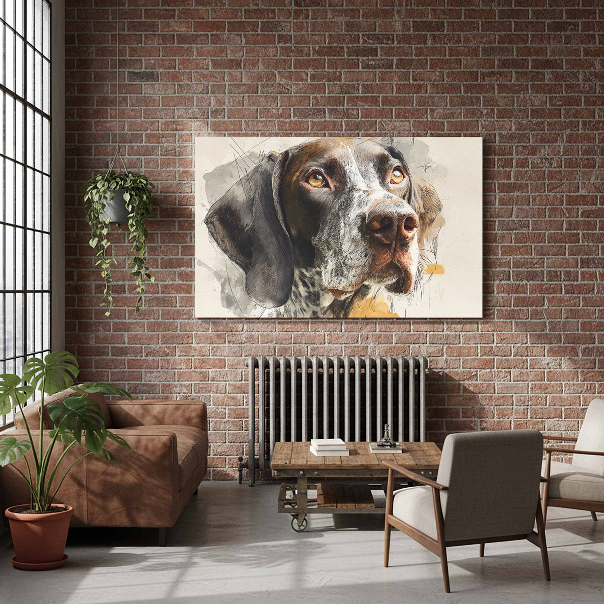 German Shorthaired Pointer Canvas Print — product image 8