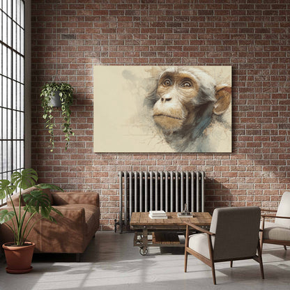 Monkey Portrait Canvas Print — product image 8