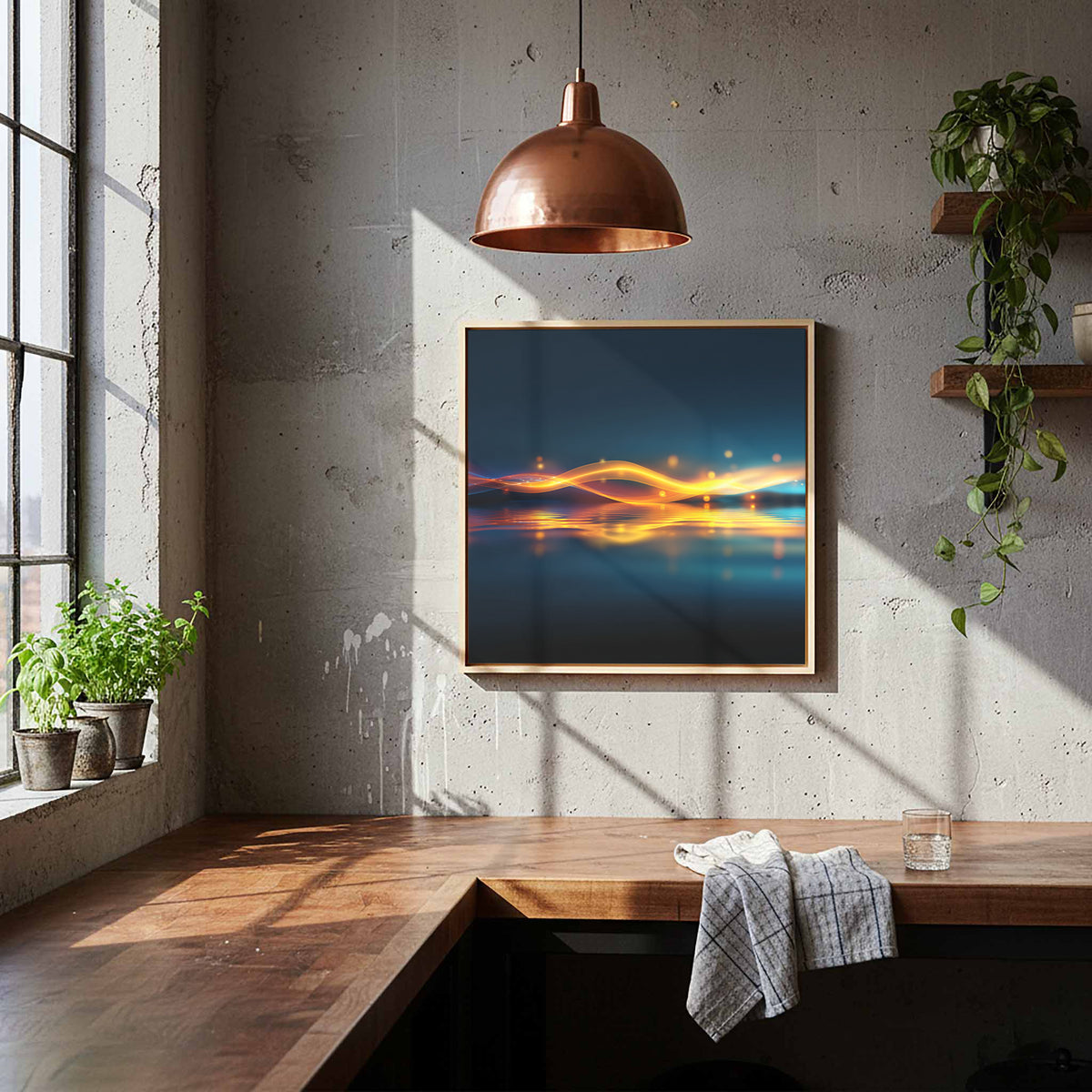 Abstract Wave Canvas Wall Art — product image 7