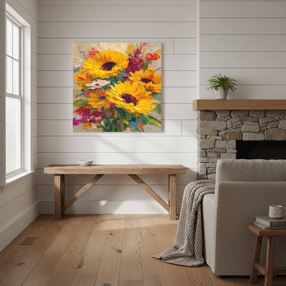 Sunflower Bouquet Canvas Print — product image 10