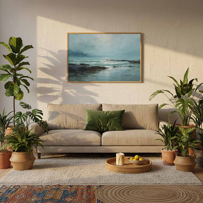 Coastal Seascape Canvas Wall Art — product image 11
