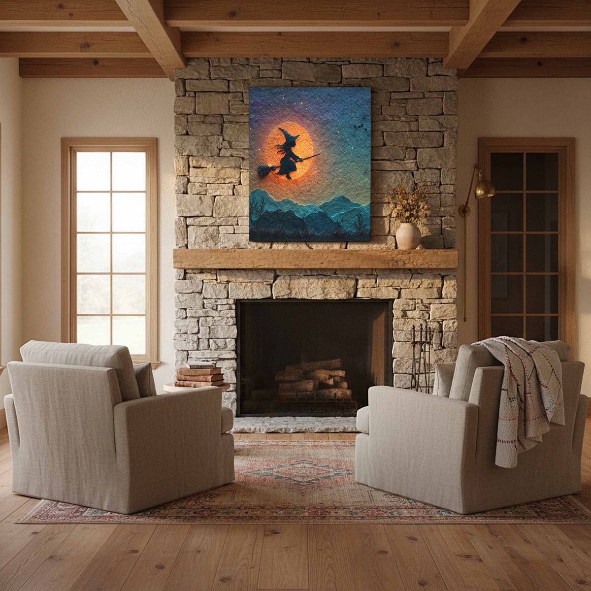 Witch Broomstick Wall Art — product image 12