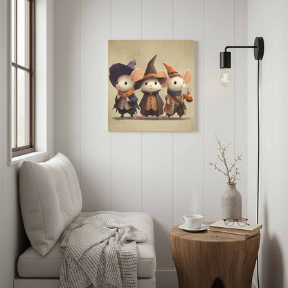 Halloween Mouse Wall Art – styled room view 11